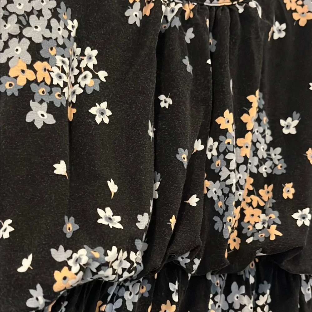 LOFT Floral Black Maxi Dress - Picture 3 of 6